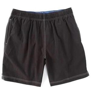 Roundtree & Yorke Black 7" Inseam Swim Trunks  - Size XL NWT